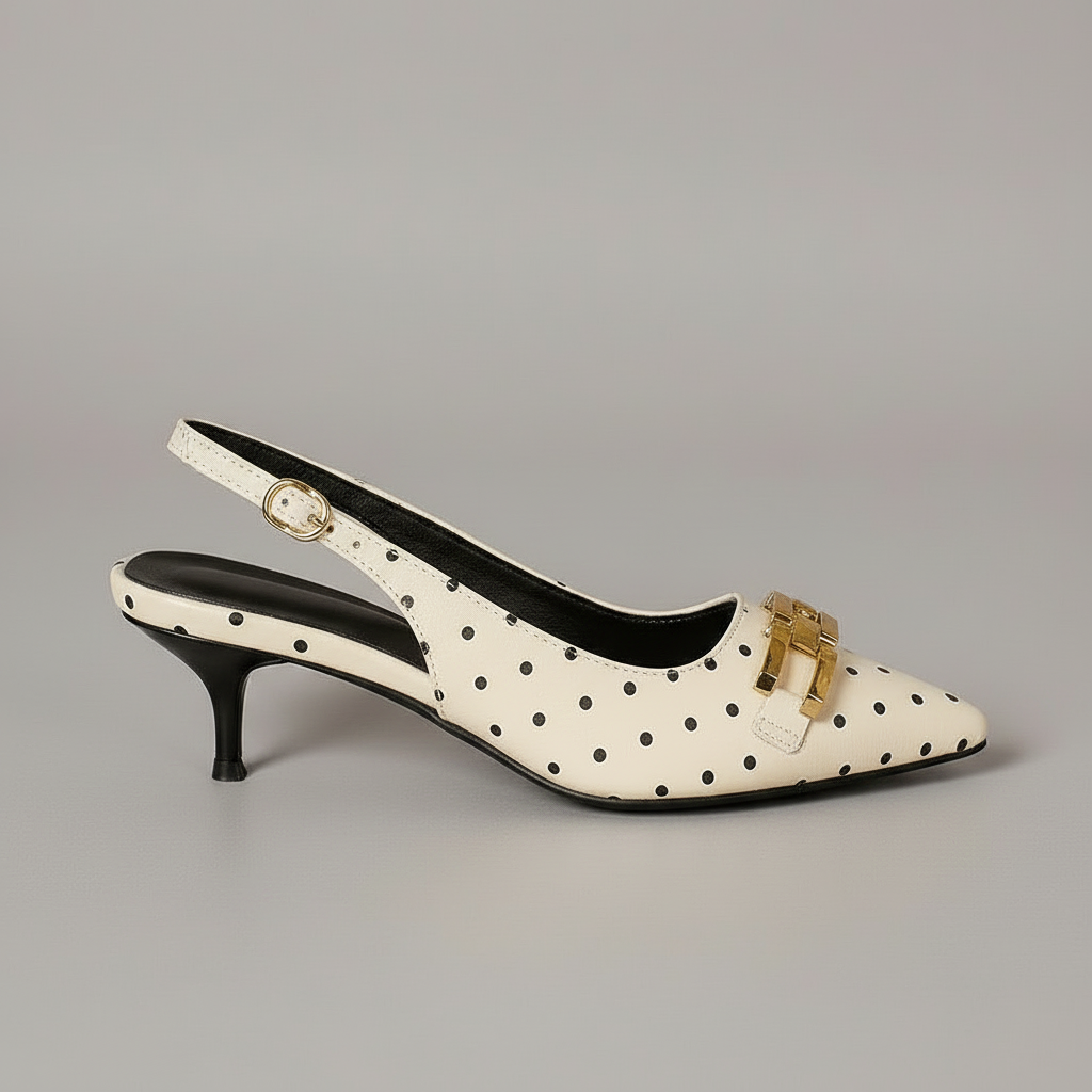 Stephanie Slingback Kitten Heel