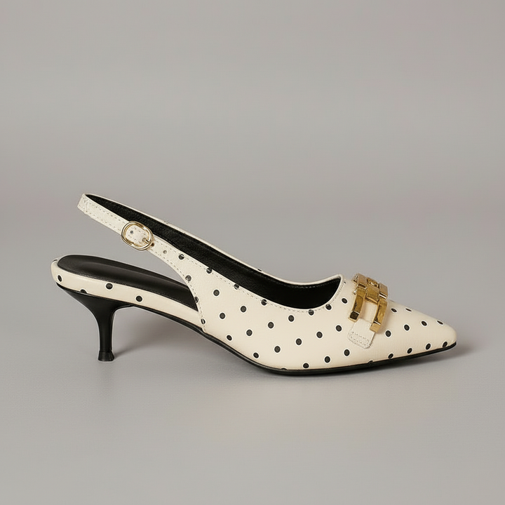 Stephanie Slingback Kitten Heel