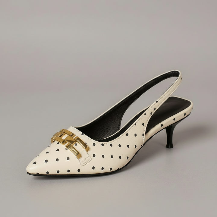 Stephanie Slingback Kitten Heel
