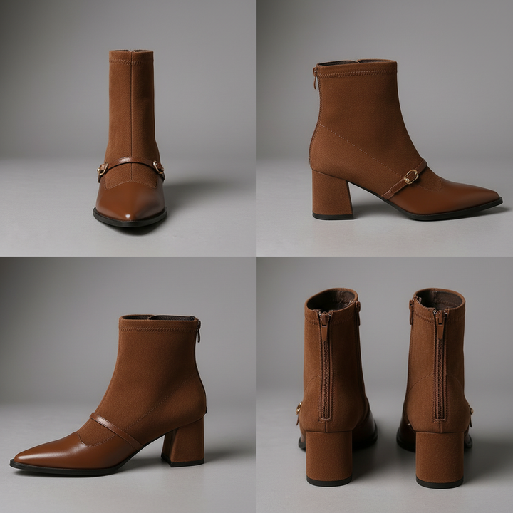 Faith Pointed Toe Ankle Boot
