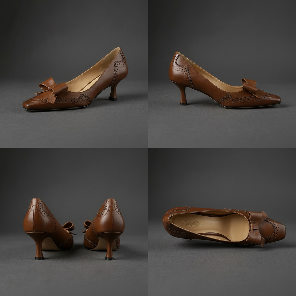 Amber Kitten Heel Pump