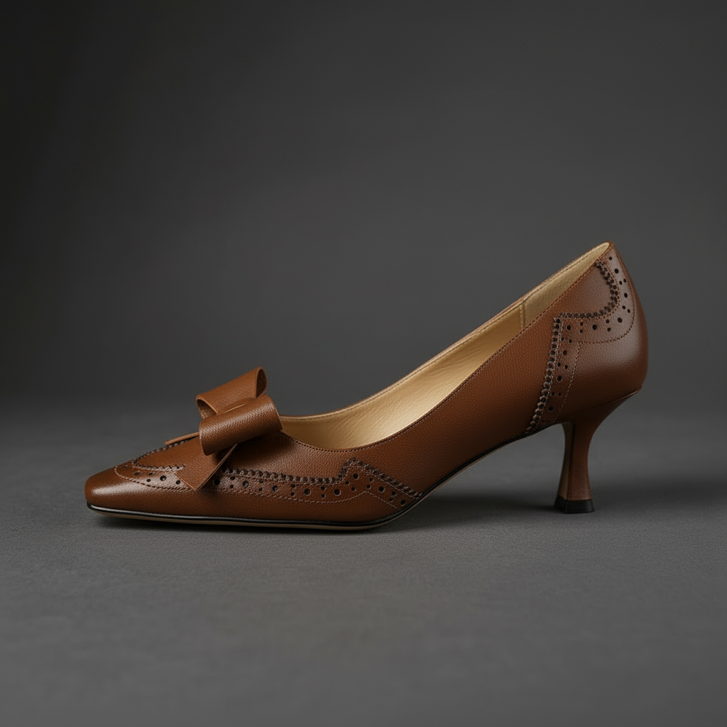 Amber Kitten Heel Pump