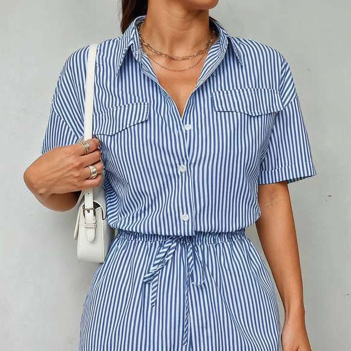 Tiffany Cinched Waist Romper
