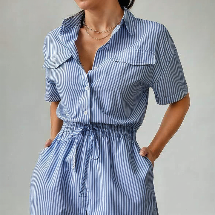 Tiffany Cinched Waist Romper