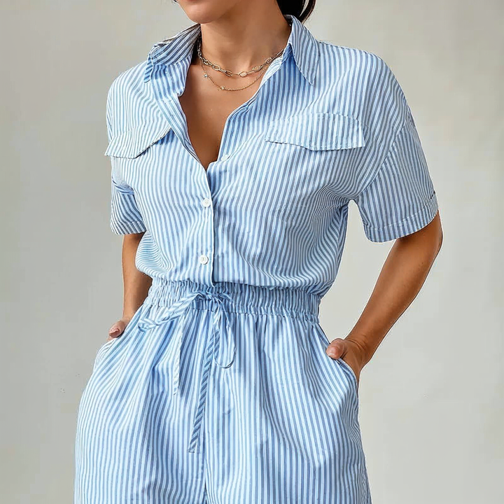Tiffany Cinched Waist Romper