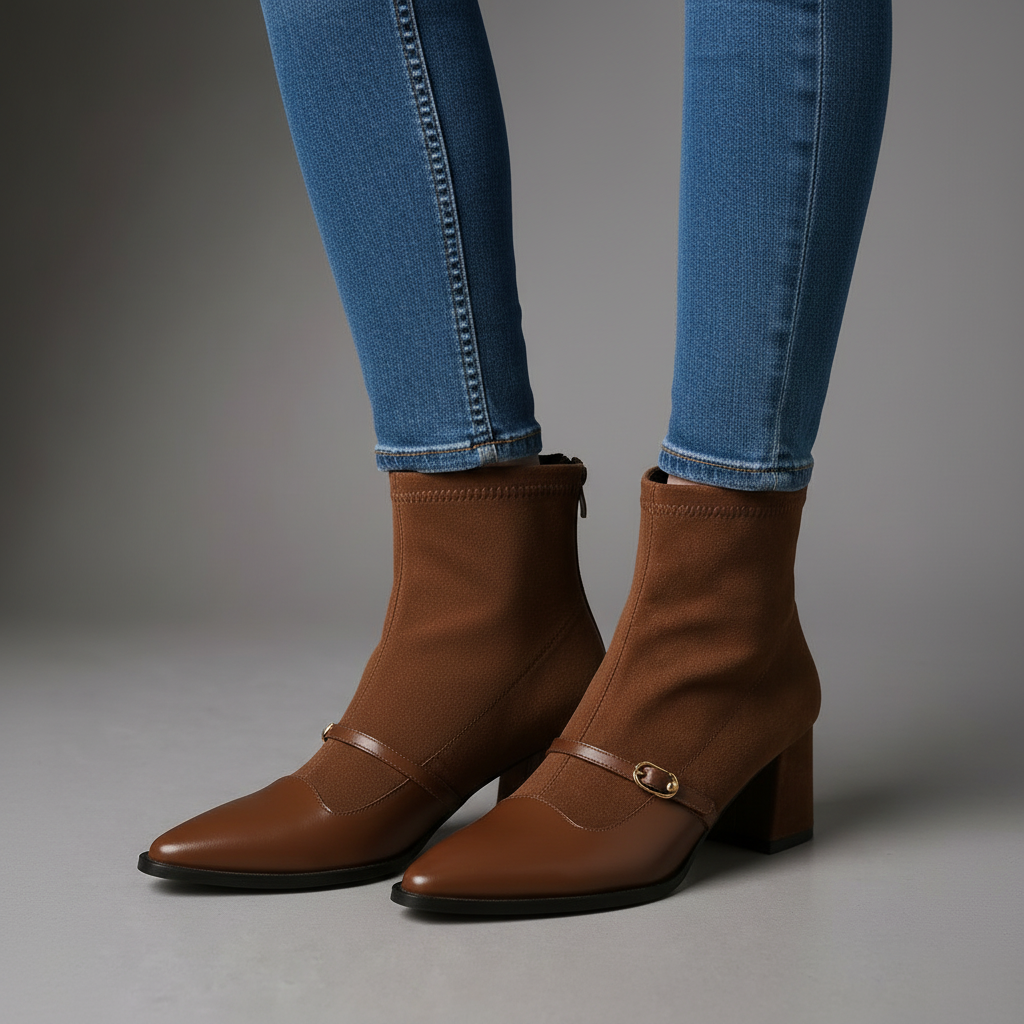 Faith Pointed Toe Ankle Boot