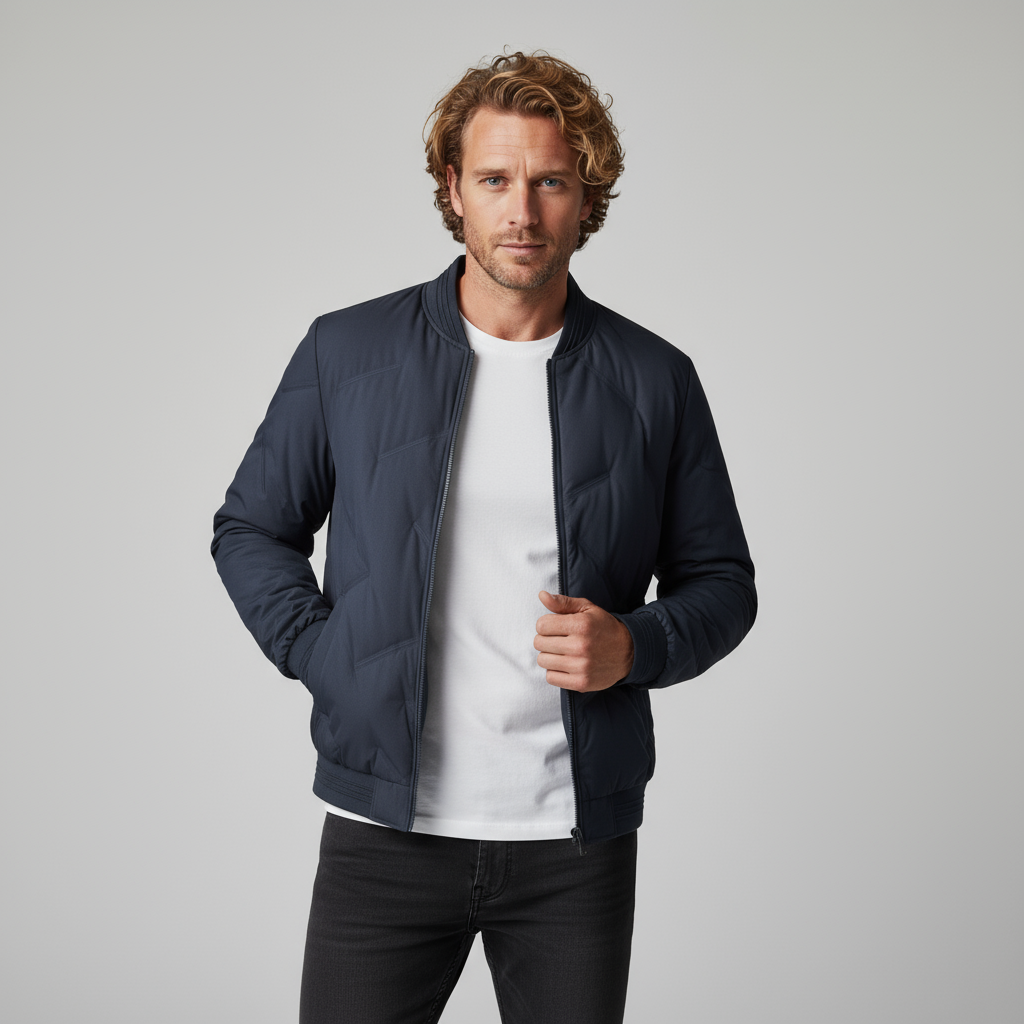 Jake Quilted Bomber Jacket