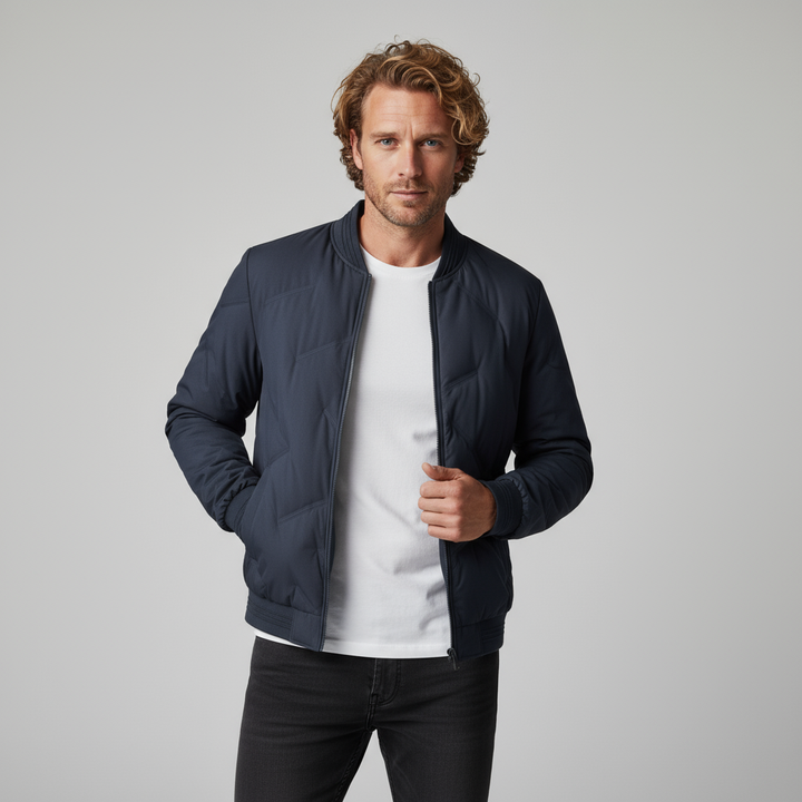 Jake Quilted Bomber Jacket