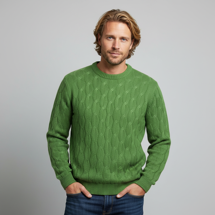 Whitney Cable Knit Wool Sweater
