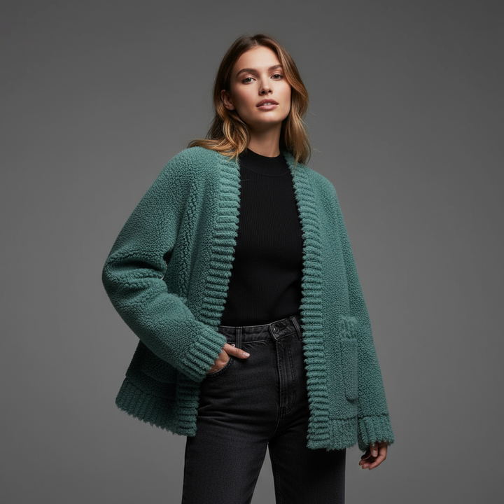 Taylor Alpaca Wool Cardigan