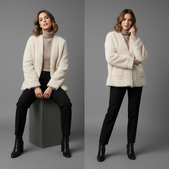 Taylor Alpaca Wool Cardigan
