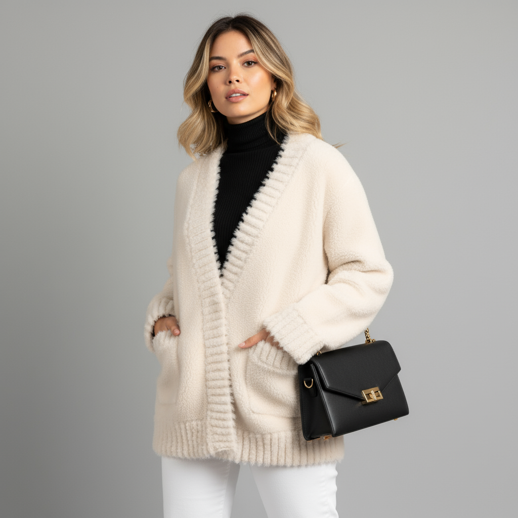 Taylor Alpaca Wool Cardigan
