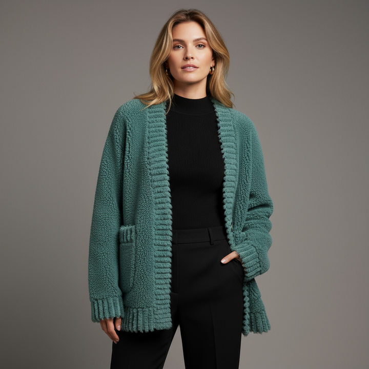 Taylor Alpaca Wool Cardigan