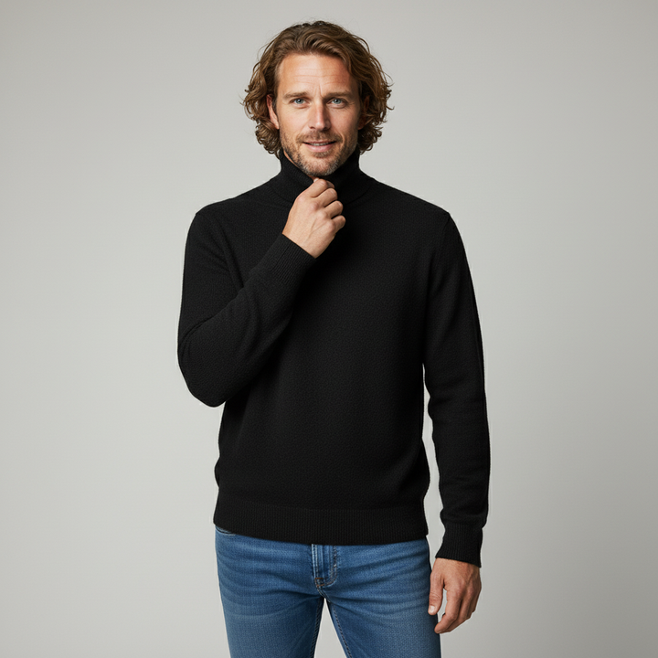 Nicole Tailored Wool Turtleneck