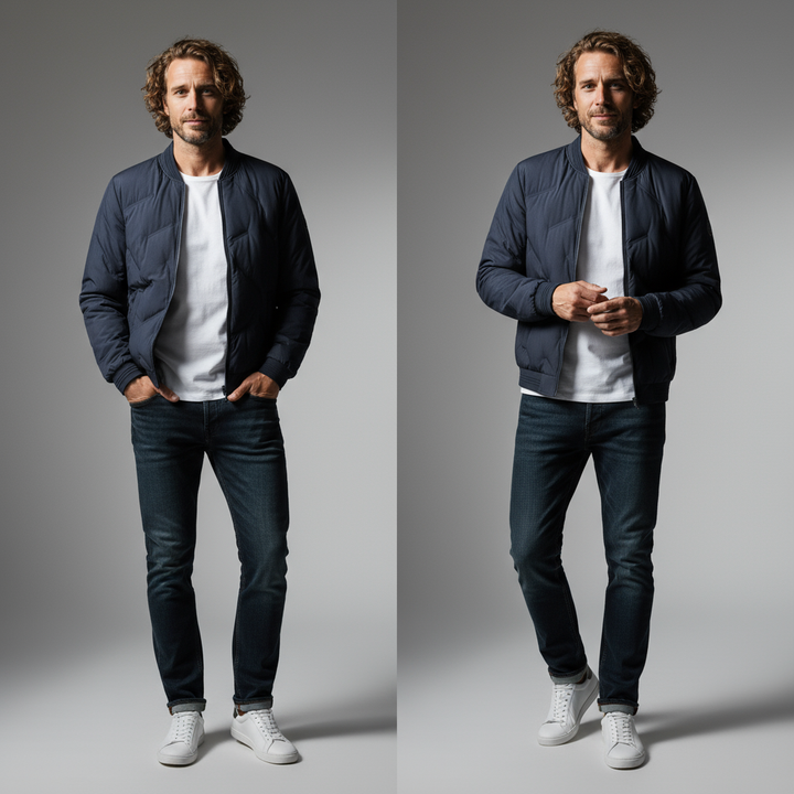 Jake Quilted Bomber Jacket