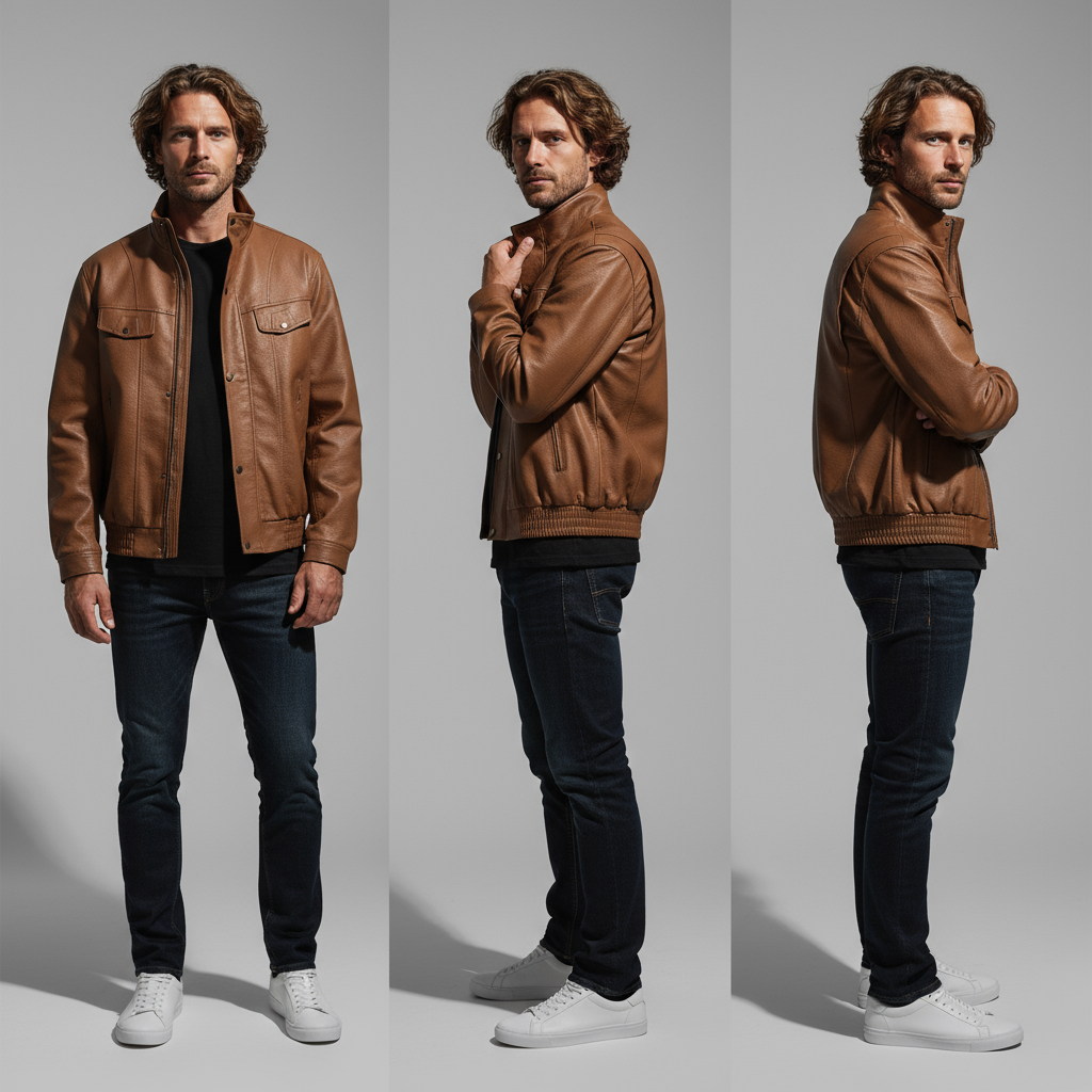 Brooke Leather Field Jacket