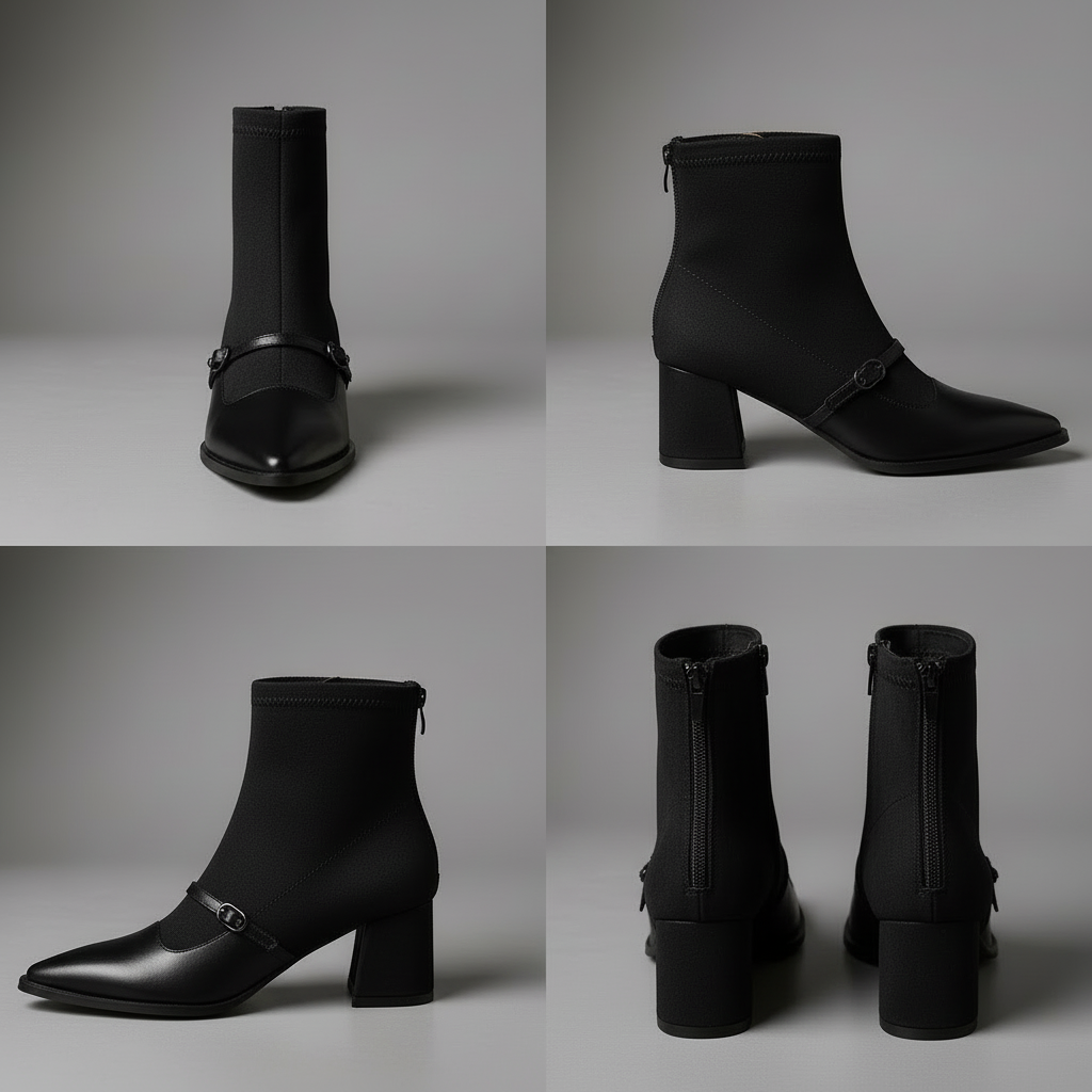 Faith Pointed Toe Ankle Boot