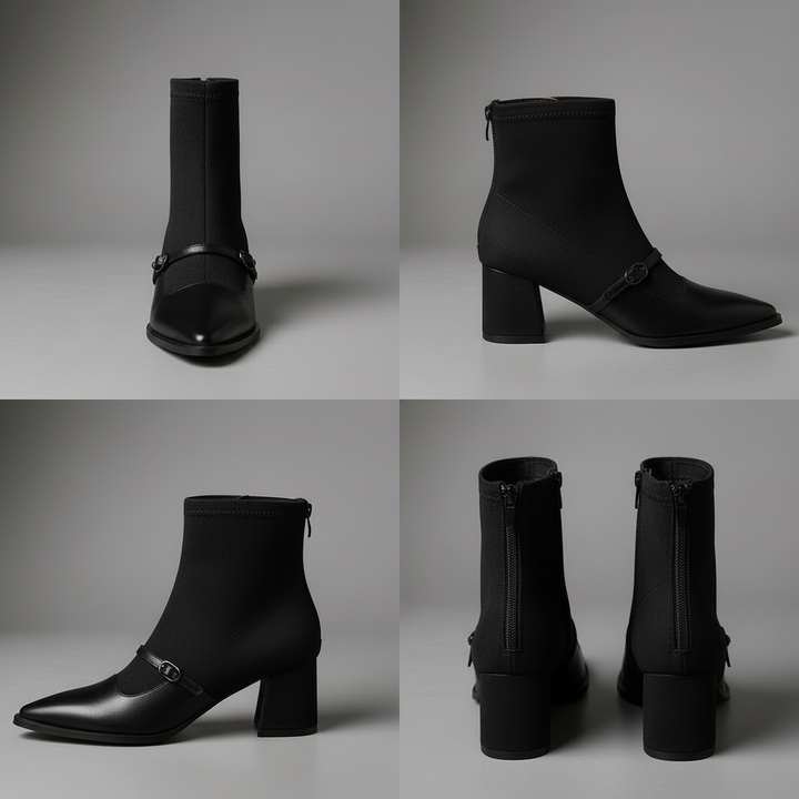 Faith Pointed Toe Ankle Boot
