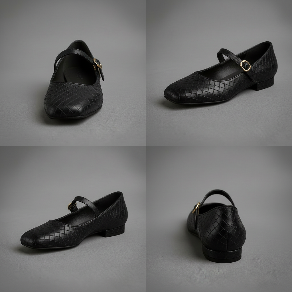 Dana Woven Mary Jane Flat