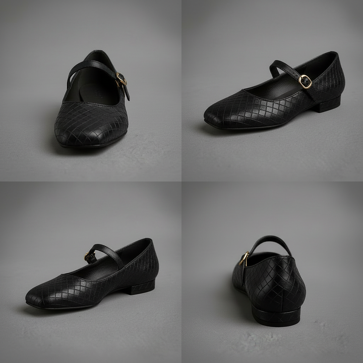 Dana Woven Mary Jane Flat