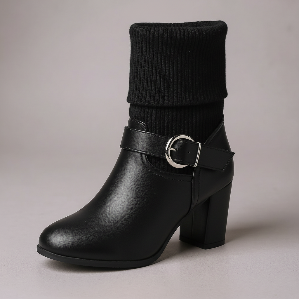 Cassidy Block Heel Ankle Boot