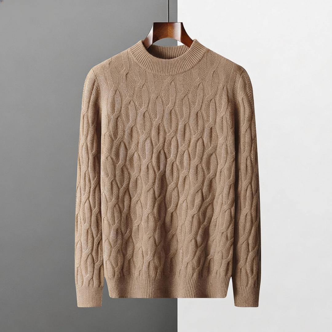 Whitney Cable Knit Wool Sweater