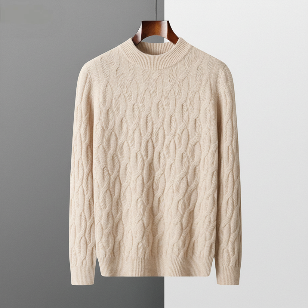 Whitney Cable Knit Wool Sweater