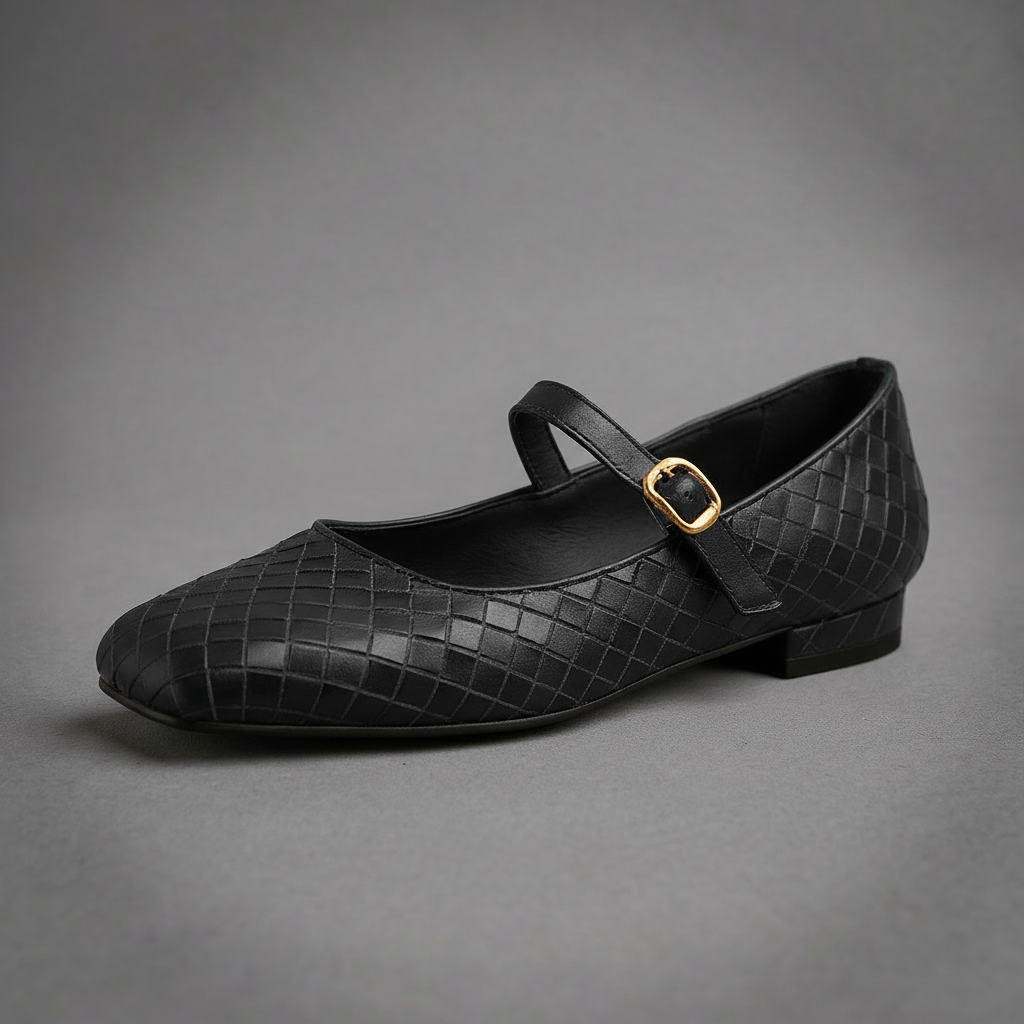 Dana Woven Mary Jane Flat