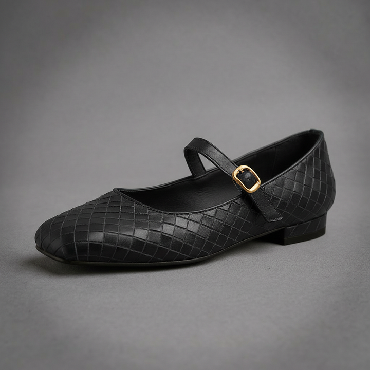 Dana Woven Mary Jane Flat