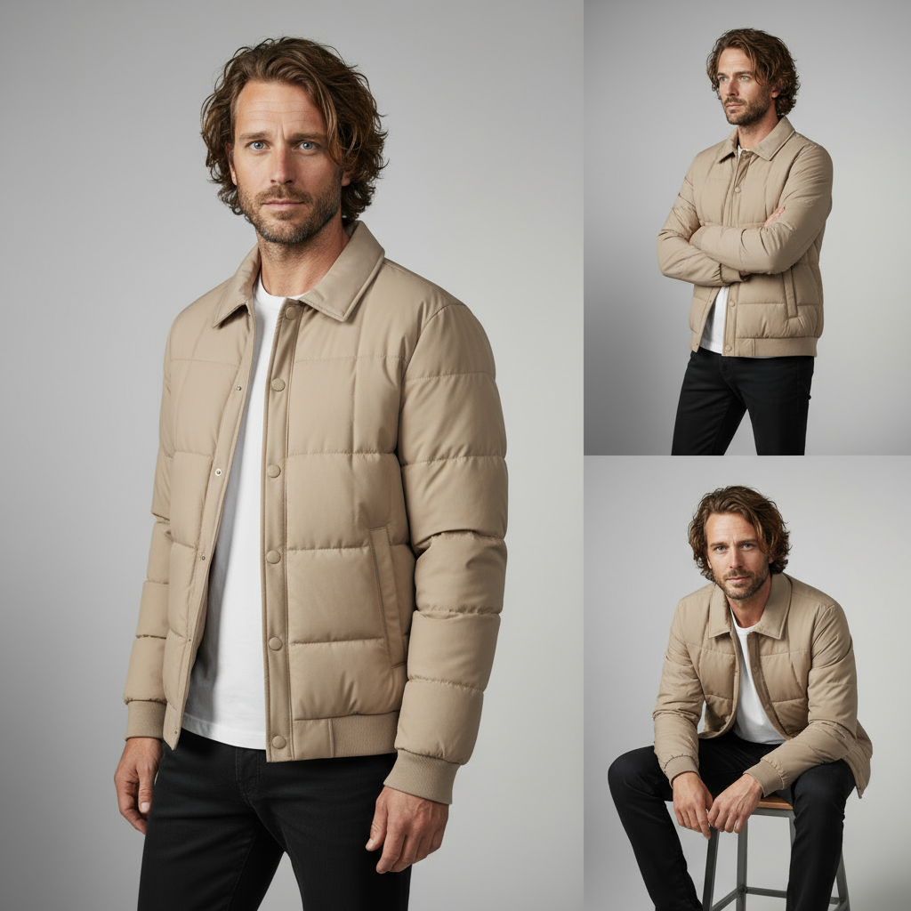 Brooklyn Quilted Down Jacket
