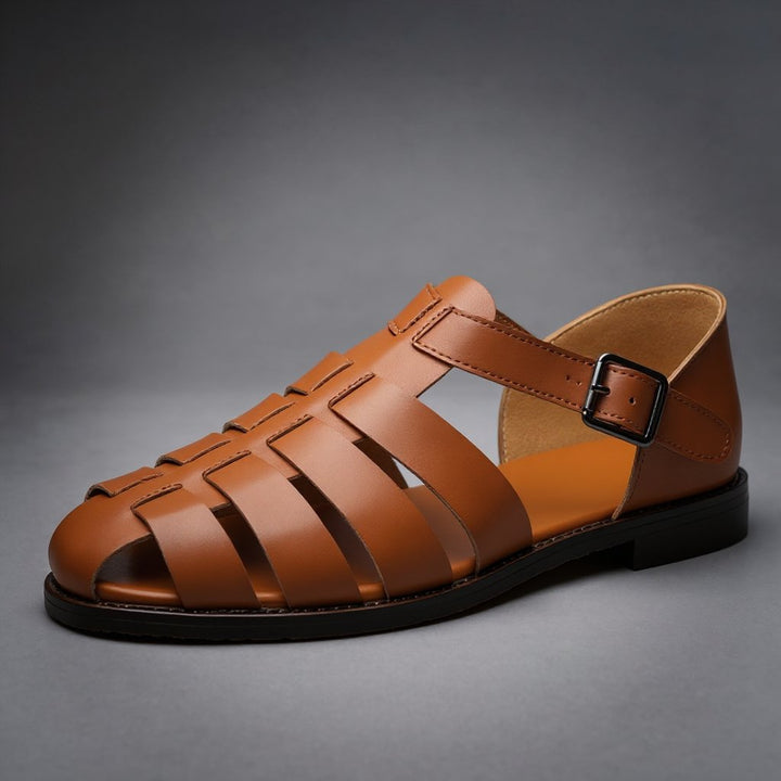 Olivia Leather Fisherman Sandal