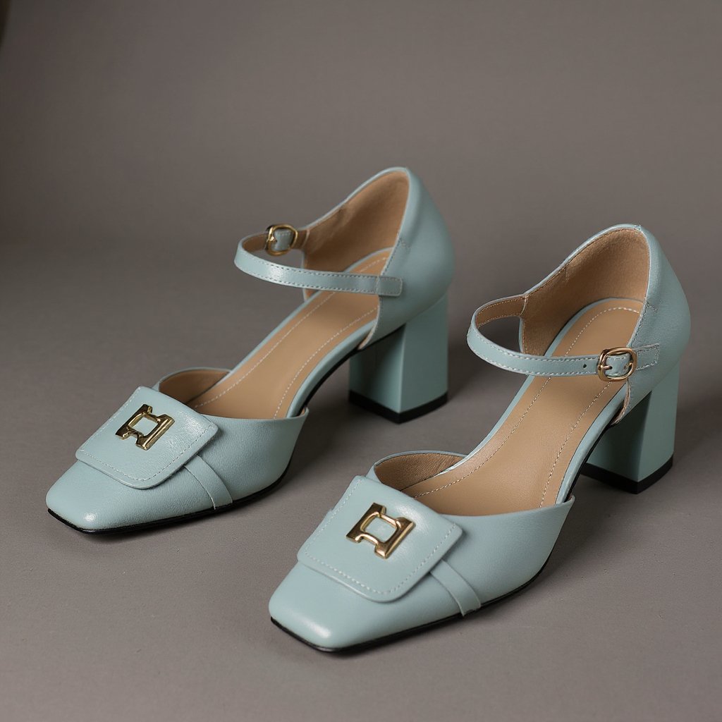 Rachel Block Heel Pump