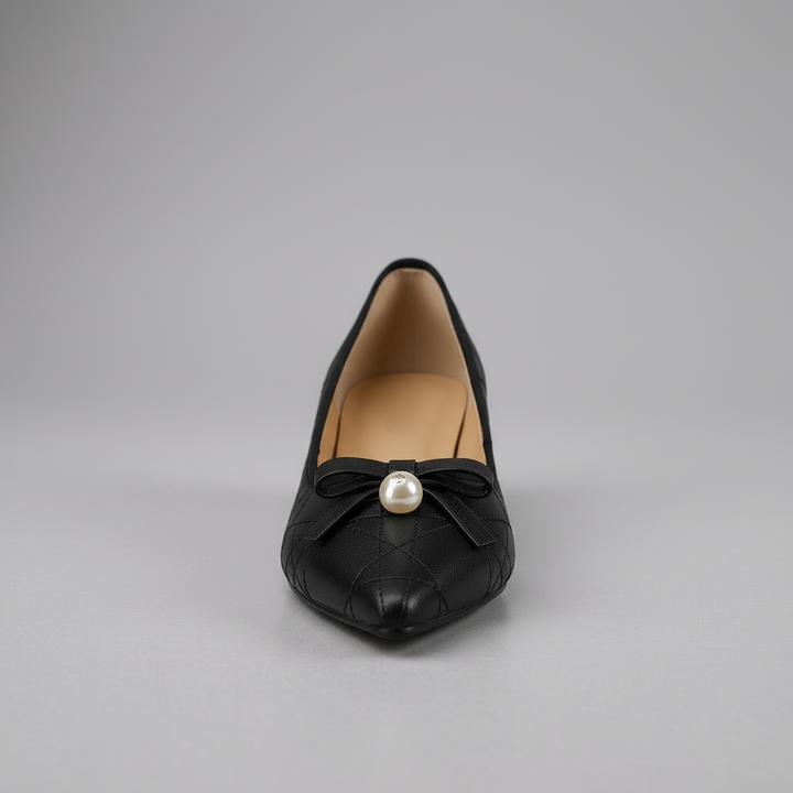 Haley Pearl Stitch Heel
