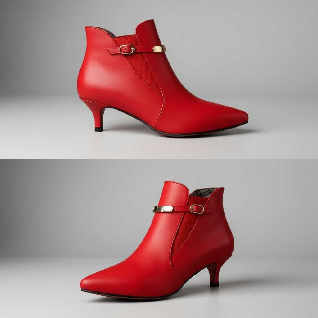 Rachel Kitten Heel Bootie
