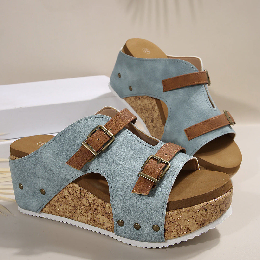 Amber Wedge Platform Sandals