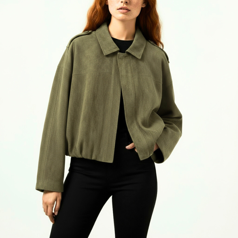 Chase Suede Bomber Jacket