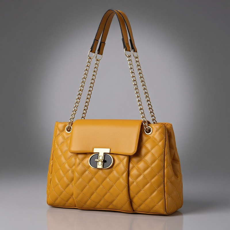 The Nicole Quilted Chain Bag