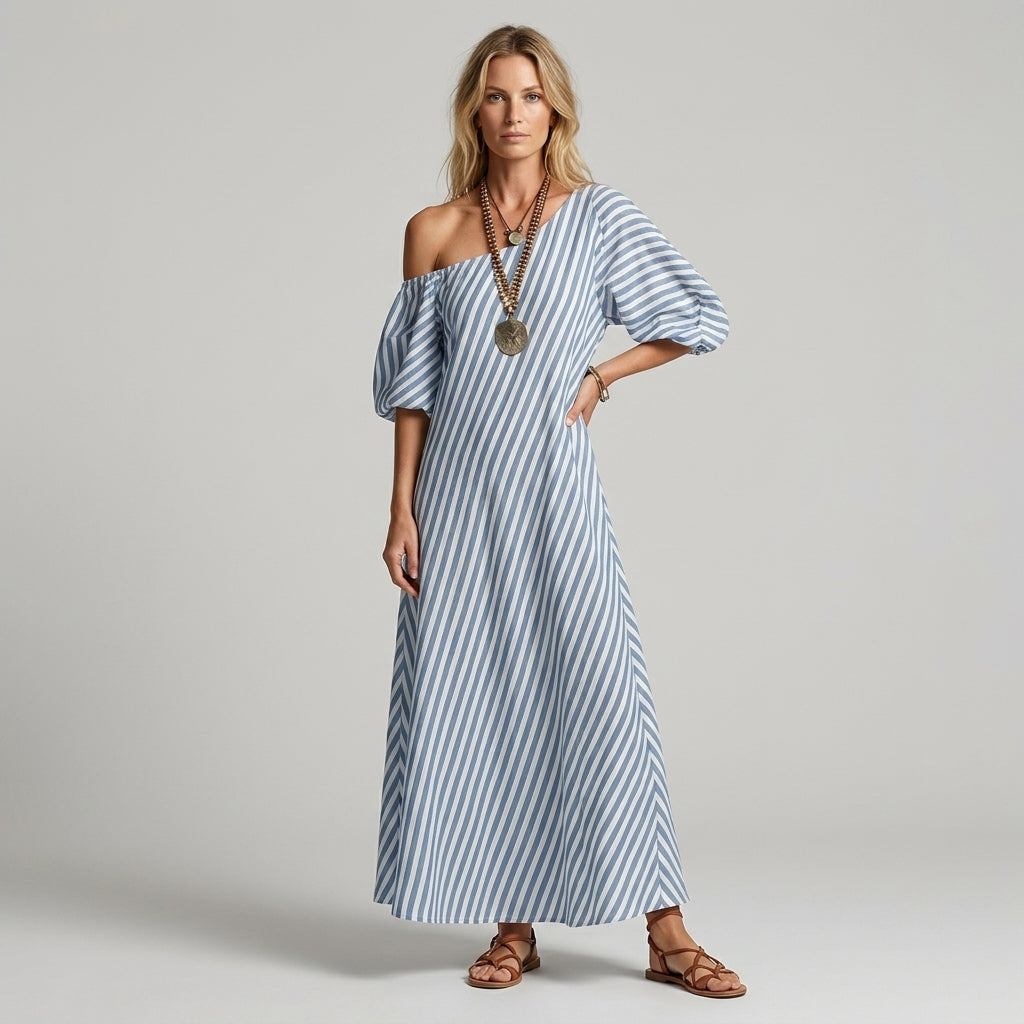 Grace One-Shoulder Maxi Dress