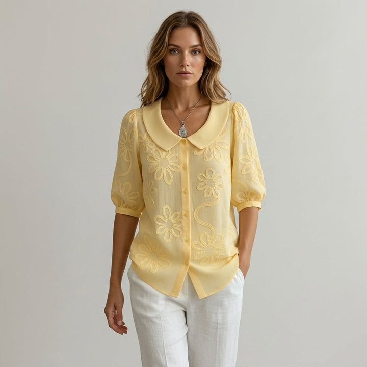 Cassidy Floral Embroidered Blouse