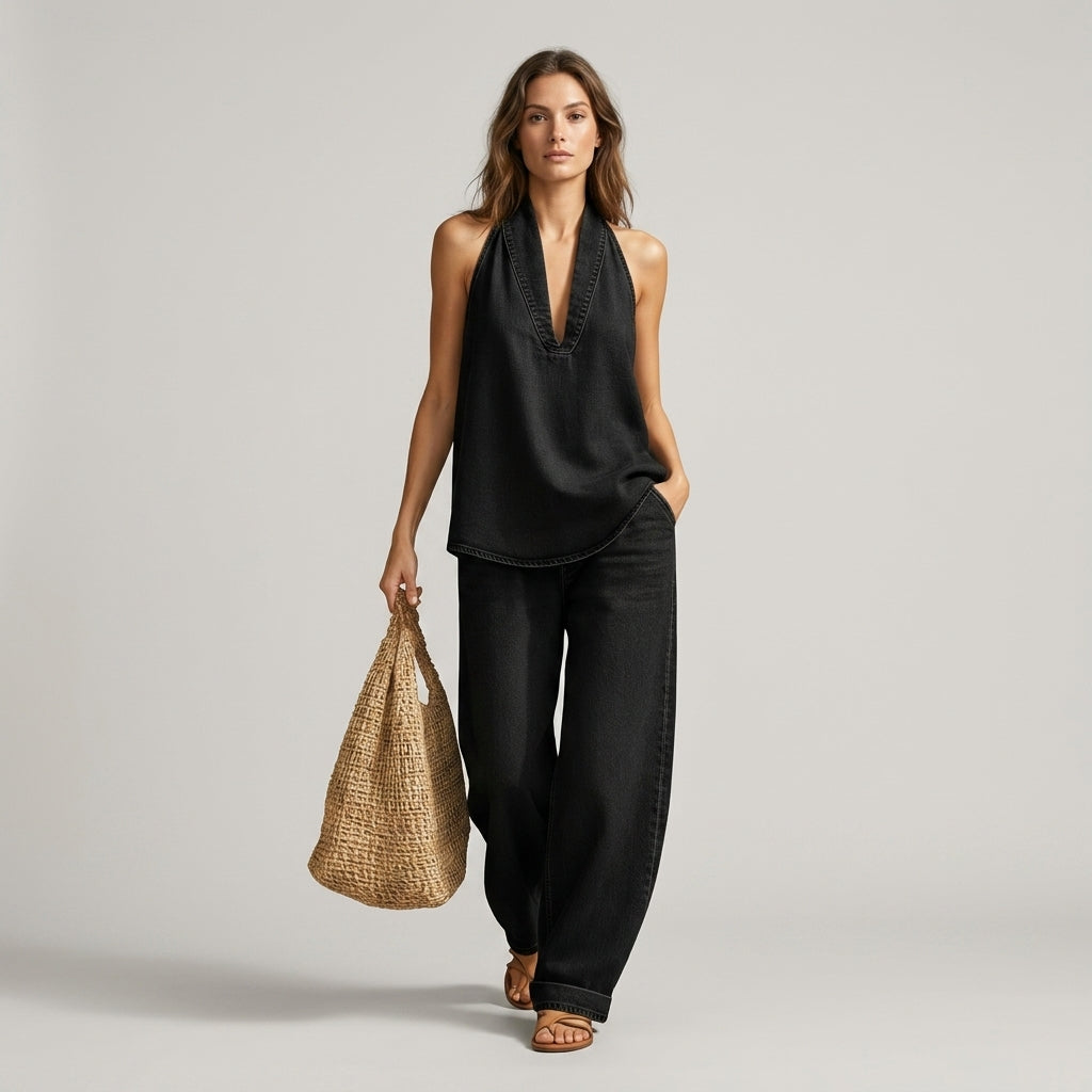 Jamie Halter Wide-Leg Set