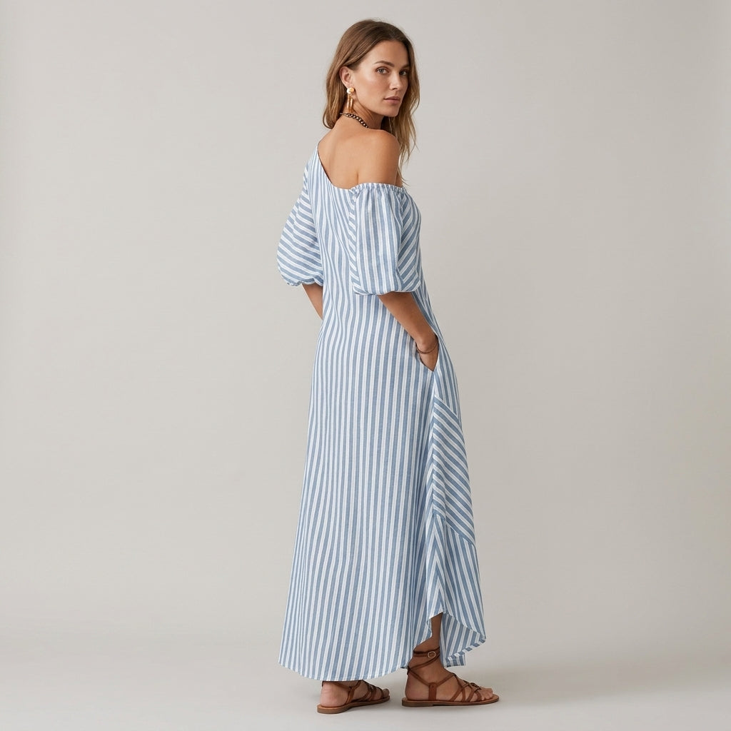 Grace One-Shoulder Maxi Dress