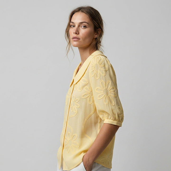 Cassidy Floral Embroidered Blouse