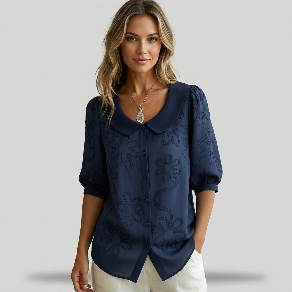 Cassidy Floral Embroidered Blouse