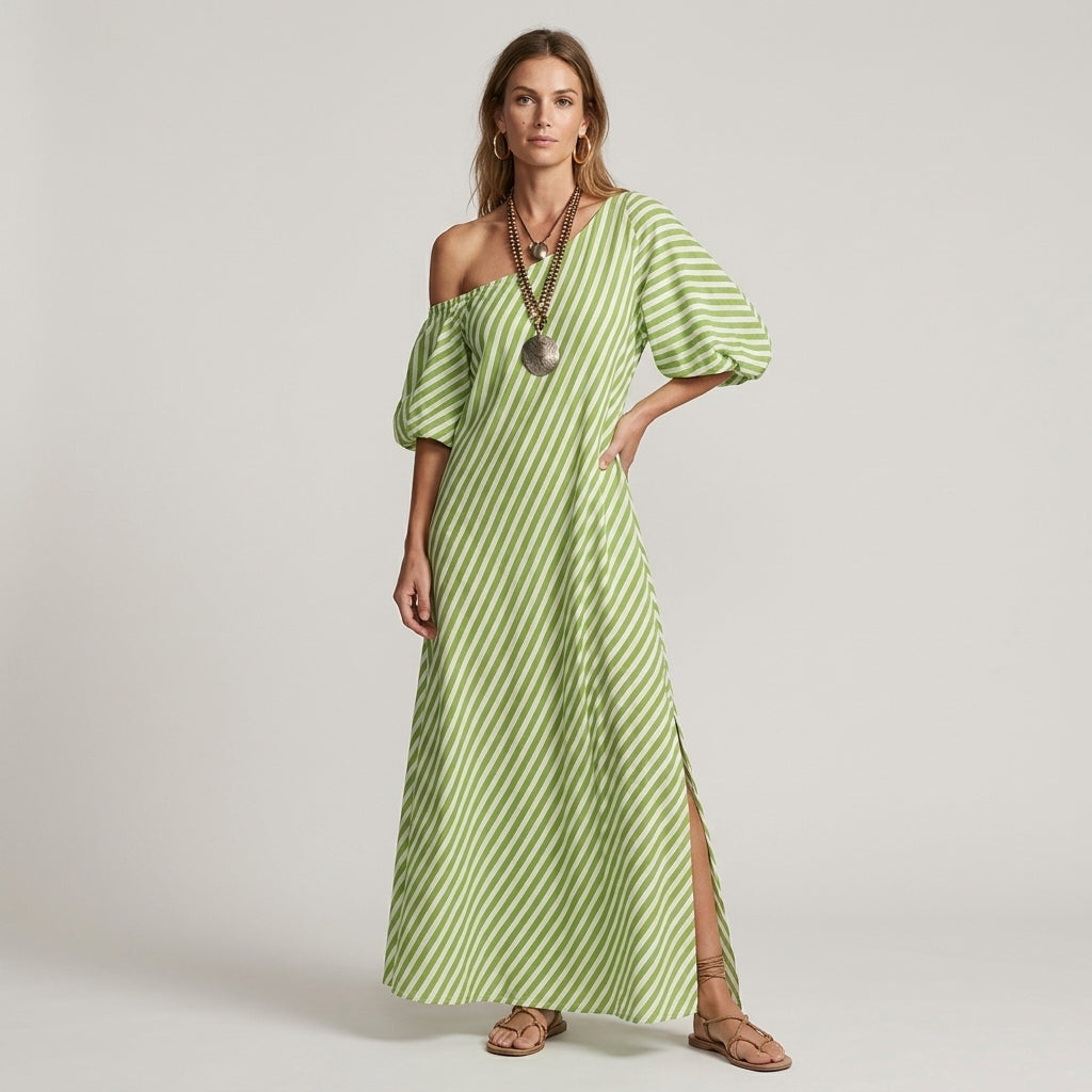 Grace One-Shoulder Maxi Dress