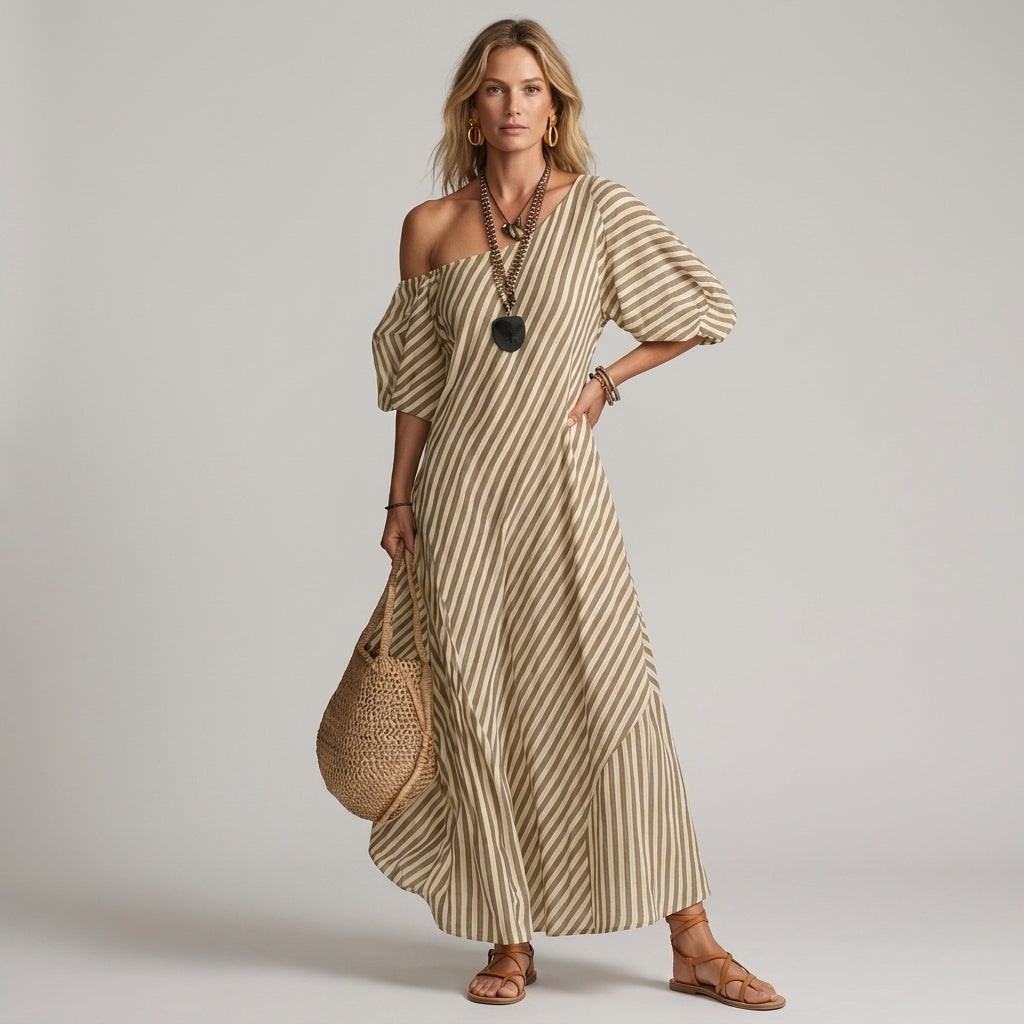 Grace One-Shoulder Maxi Dress
