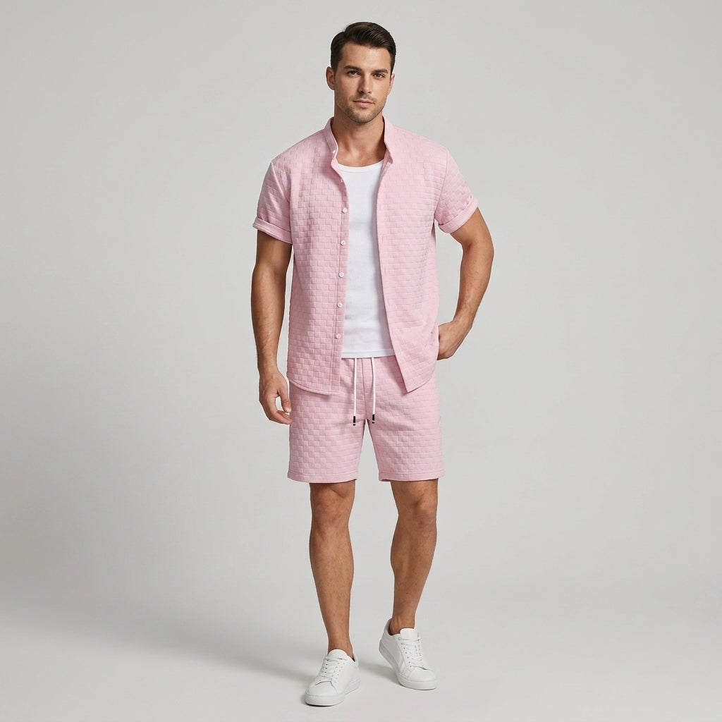 Elle Textured Matching Set