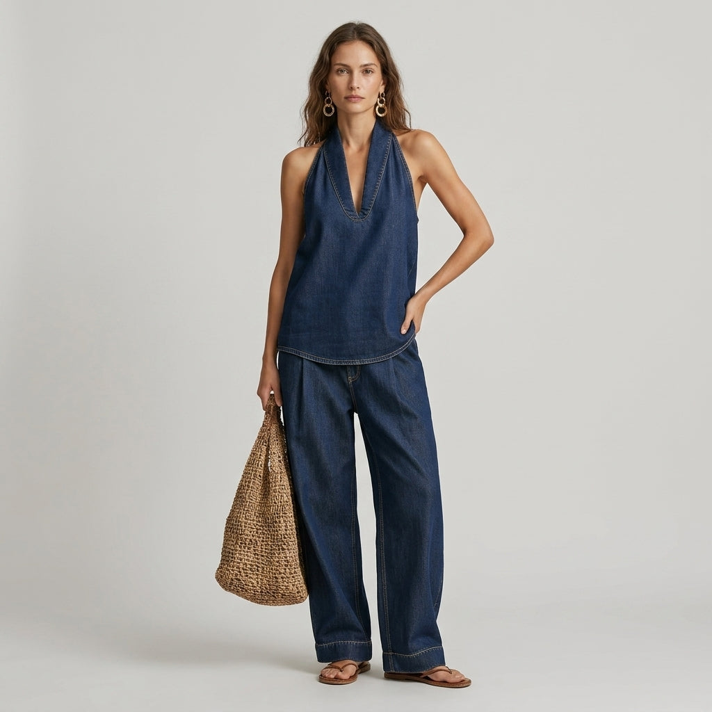Jamie Halter Wide-Leg Set
