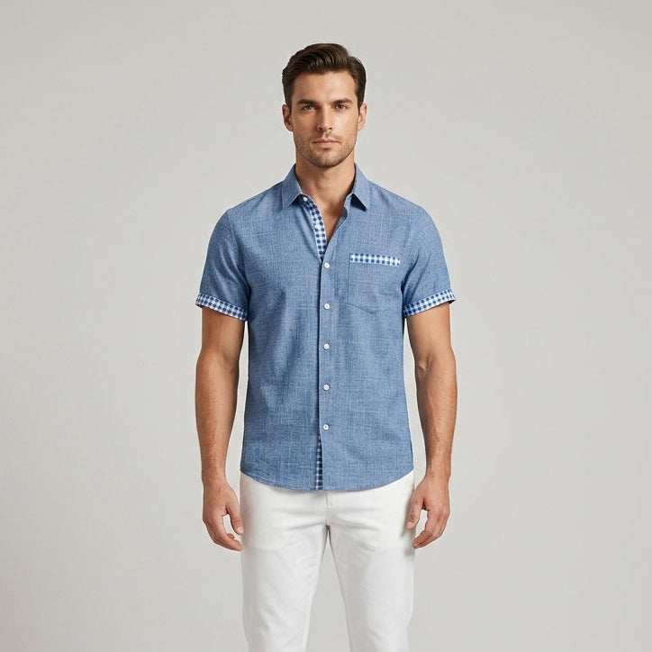 Hailey Cabana Linen Shirt