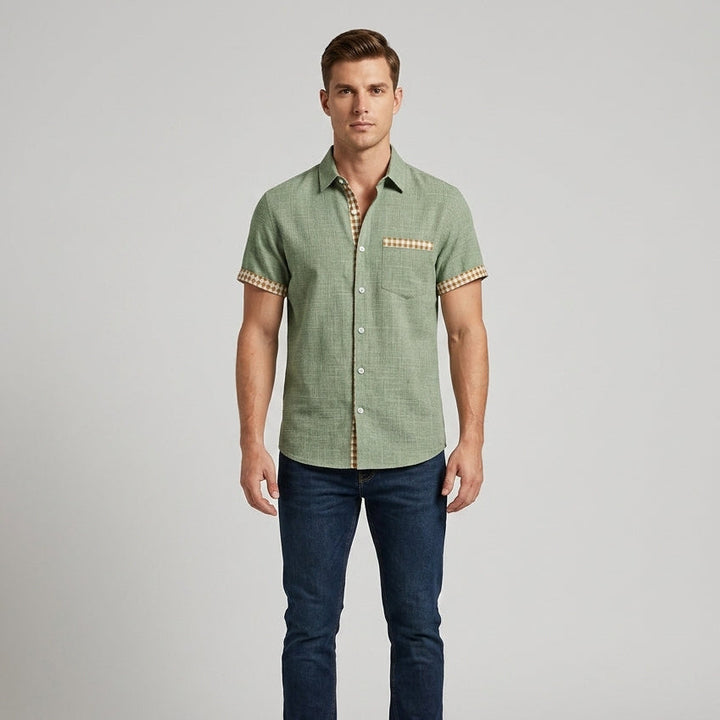 Hailey Cabana Linen Shirt