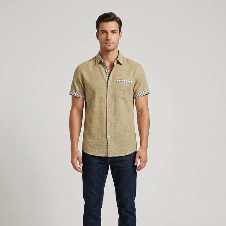 Hailey Cabana Linen Shirt